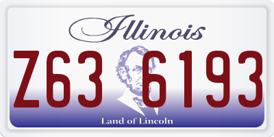 IL license plate Z636193