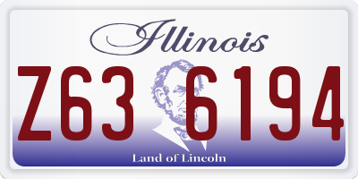 IL license plate Z636194