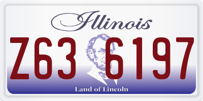 IL license plate Z636197