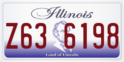 IL license plate Z636198