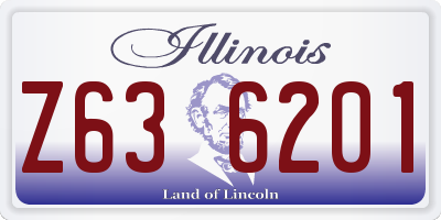 IL license plate Z636201