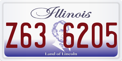 IL license plate Z636205