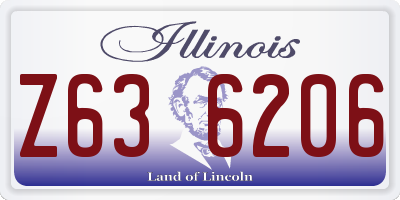 IL license plate Z636206