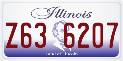 IL license plate Z636207