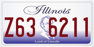 IL license plate Z636211
