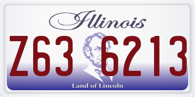 IL license plate Z636213