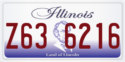 IL license plate Z636216