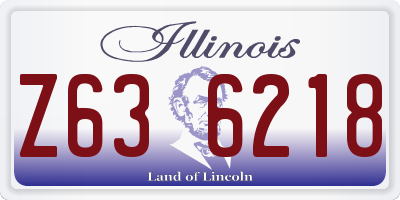 IL license plate Z636218