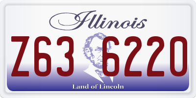 IL license plate Z636220