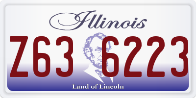 IL license plate Z636223
