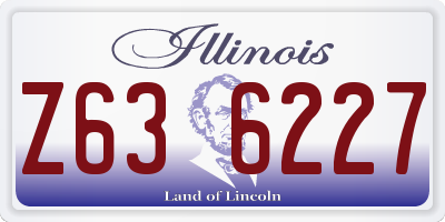 IL license plate Z636227