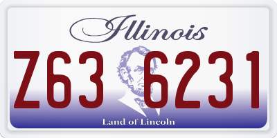 IL license plate Z636231