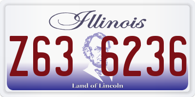 IL license plate Z636236