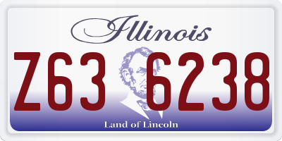 IL license plate Z636238