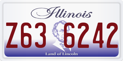 IL license plate Z636242