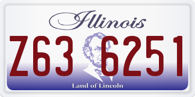 IL license plate Z636251