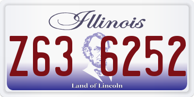 IL license plate Z636252