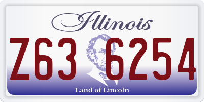 IL license plate Z636254