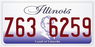 IL license plate Z636259