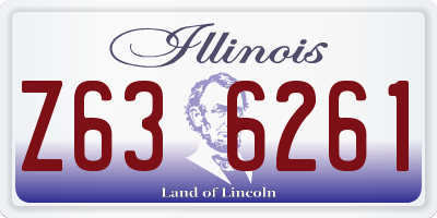 IL license plate Z636261