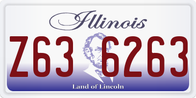 IL license plate Z636263