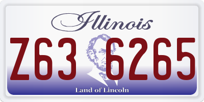 IL license plate Z636265