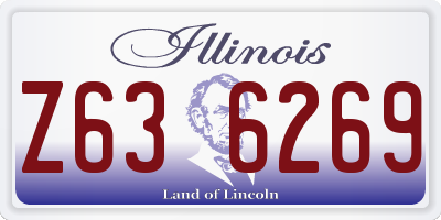 IL license plate Z636269