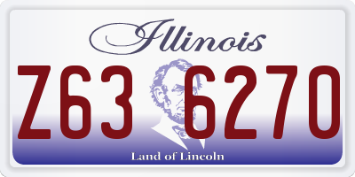 IL license plate Z636270