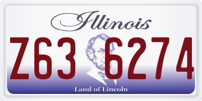 IL license plate Z636274