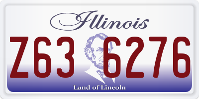 IL license plate Z636276