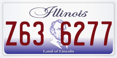 IL license plate Z636277