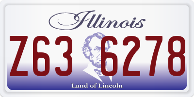 IL license plate Z636278