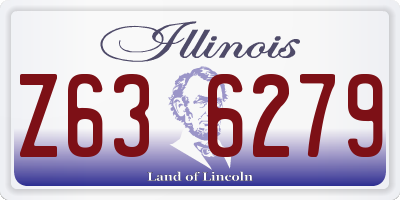 IL license plate Z636279