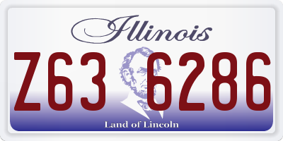 IL license plate Z636286