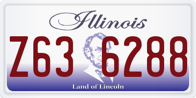 IL license plate Z636288