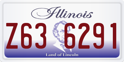 IL license plate Z636291