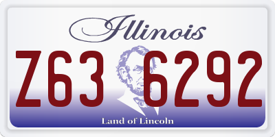 IL license plate Z636292