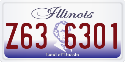 IL license plate Z636301