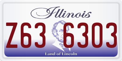 IL license plate Z636303