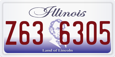 IL license plate Z636305