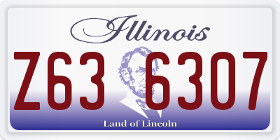 IL license plate Z636307