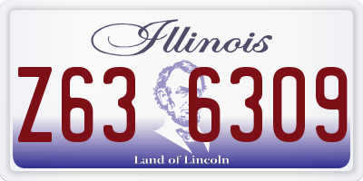 IL license plate Z636309