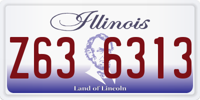 IL license plate Z636313
