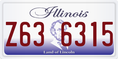 IL license plate Z636315