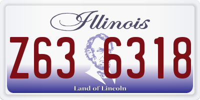 IL license plate Z636318