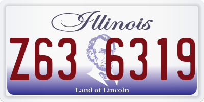 IL license plate Z636319