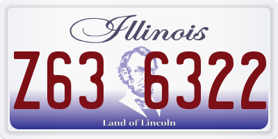 IL license plate Z636322