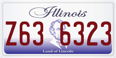 IL license plate Z636323