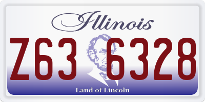 IL license plate Z636328