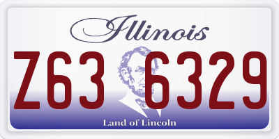 IL license plate Z636329